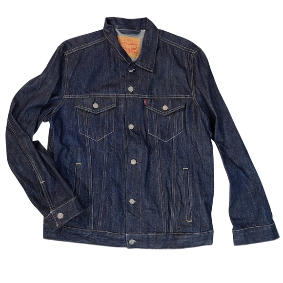 Levi's Other - Levi's dark blue denim Jacket Size xl